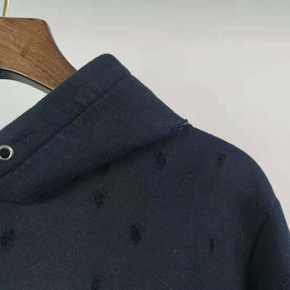 Givenchy Men Paris Destroyed Hoodie in Coton-Black - image 7