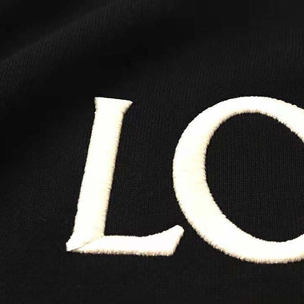 Loewe Women Anagram Sweatshirt in Cotton-Black - image 7