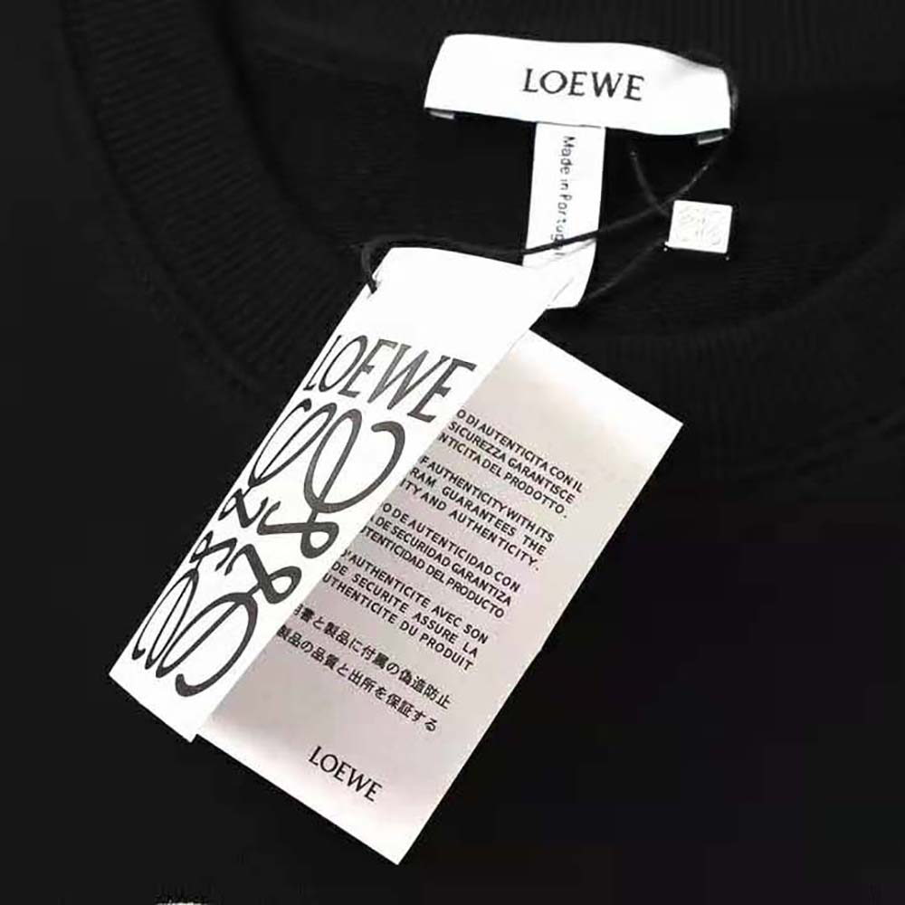 Loewe Women Anagram Sweatshirt in Cotton-Black - image 10