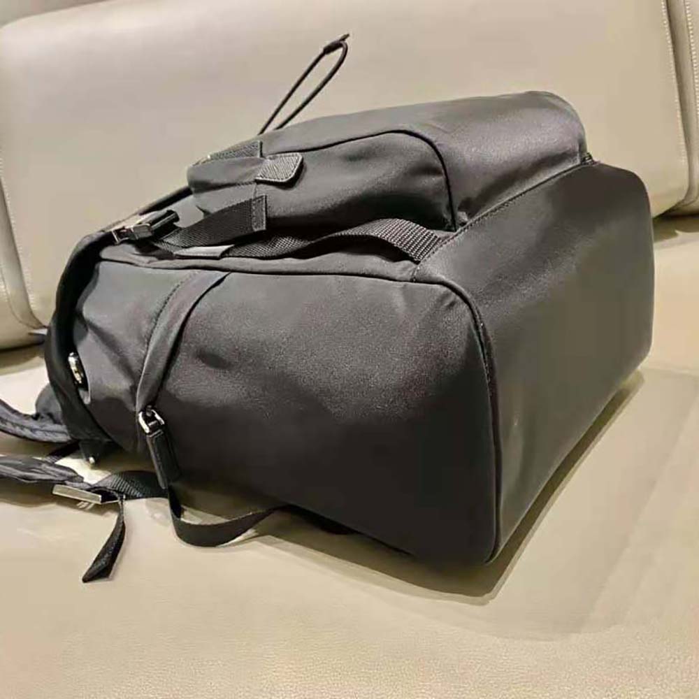 Prada Men Re-Nylon and Saffiano Leather Backpack with Hood - image 6
