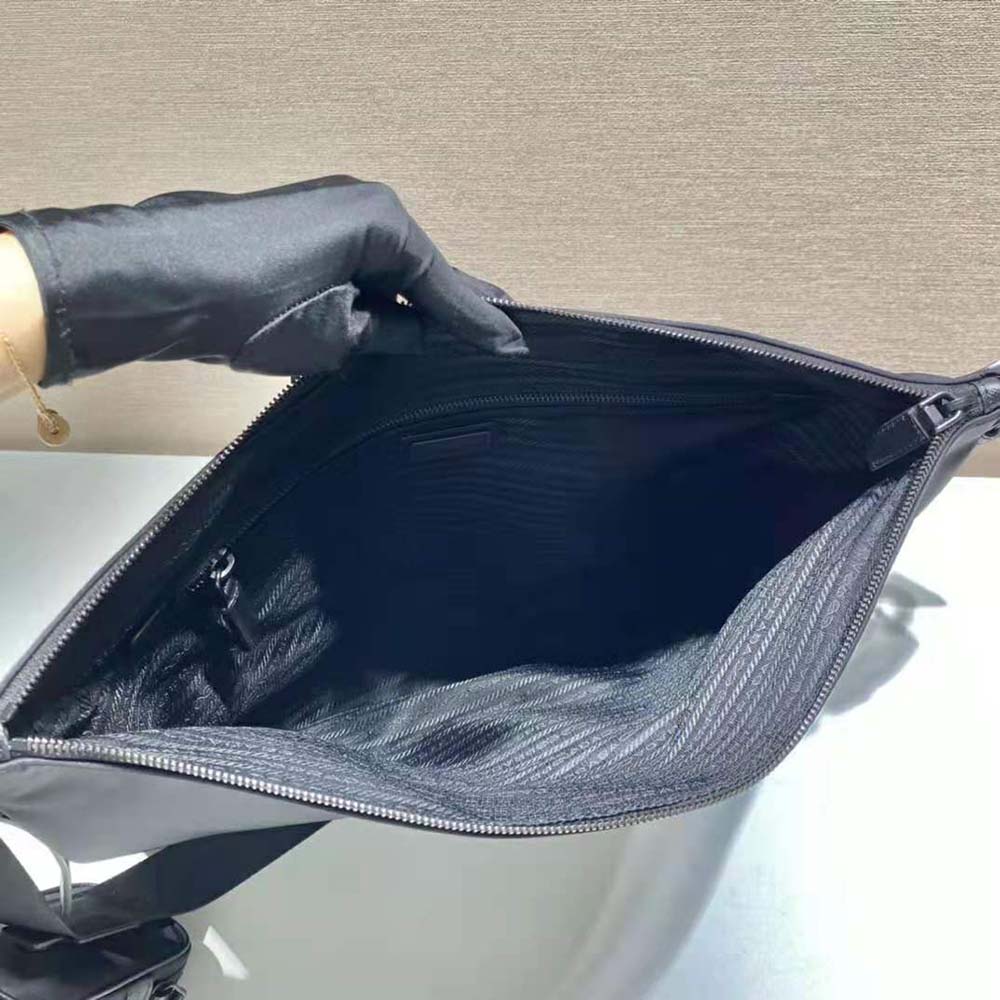 Prada Men Re-Nylon and Saffiano Leather Shoulder Bag - image 7