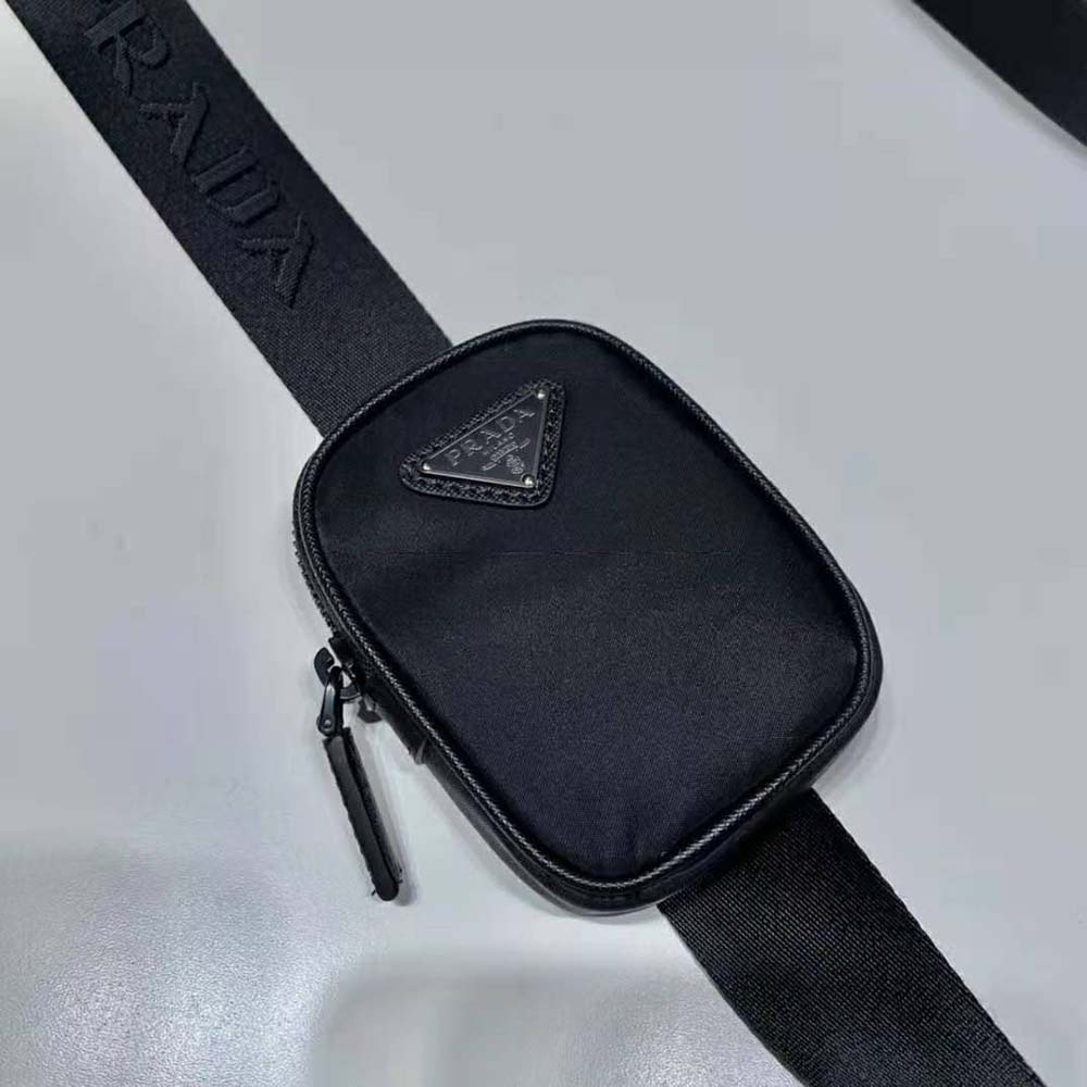 Prada Men Re-Nylon and Saffiano Leather Shoulder Bag - image 6