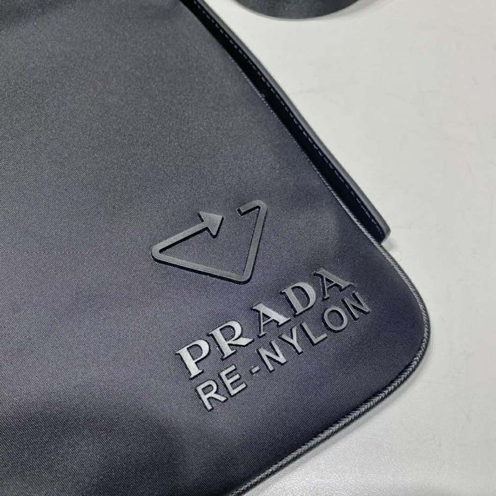 Prada Men Re-Nylon and Saffiano Leather Shoulder Bag - image 9