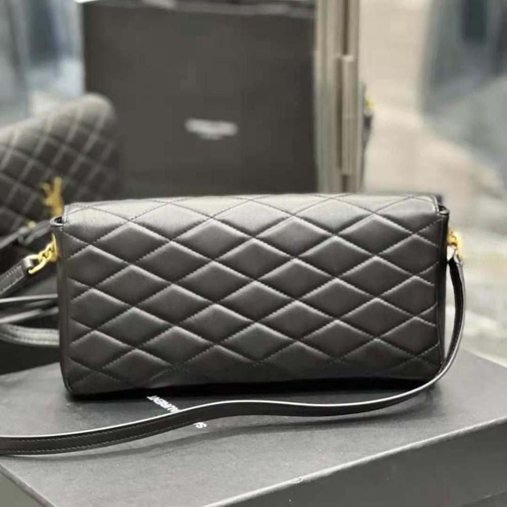 Saint Laurent YSL Women Kate Supple 99 in Quilted Lambskin-Black - image 5
