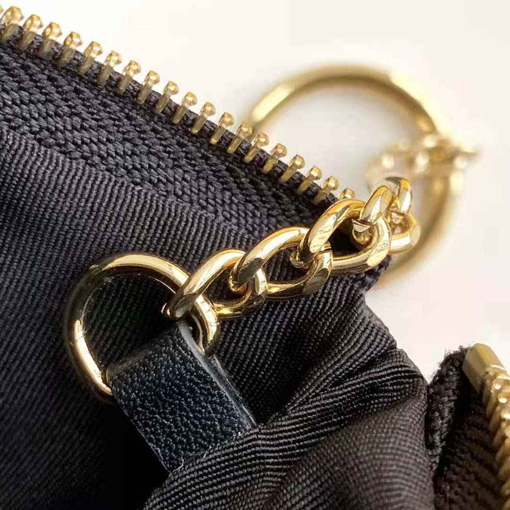 Saint Laurent YSL Women Monogram Key Pouch in Matelassé Leather - image 7