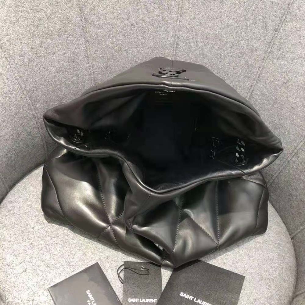Saint Laurent YSL Women Puffer Medium Bag in Quilted Lambskin-Black - image 4