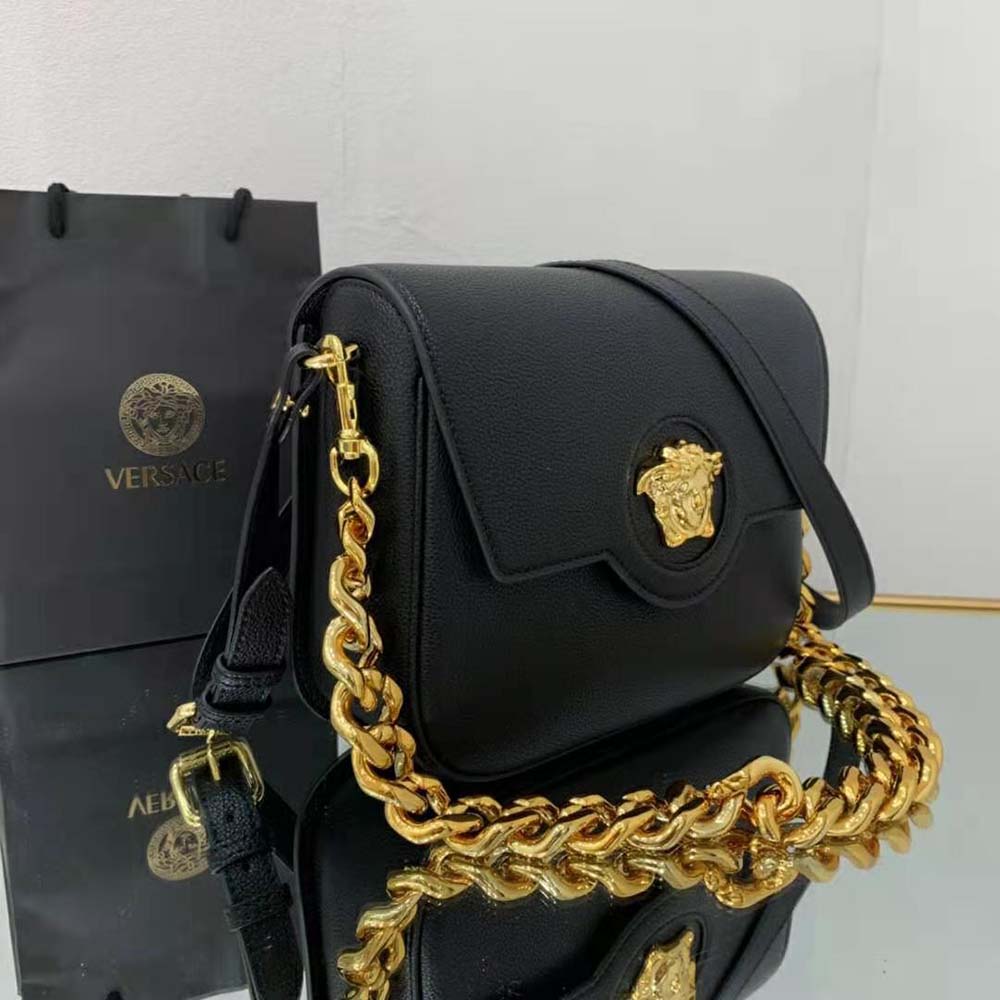 Versace Women La Medusa Shoulder Bag-Black - image 5