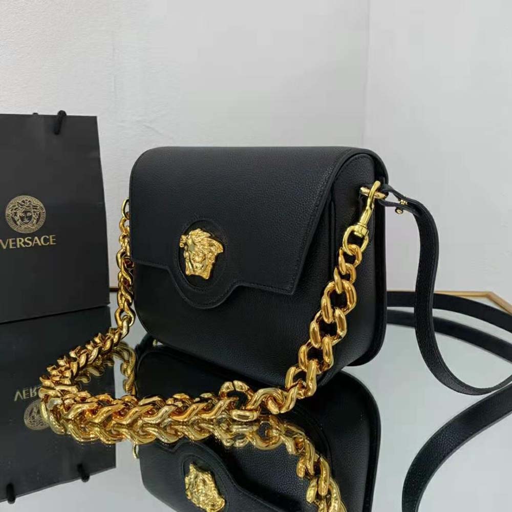 Versace Women La Medusa Shoulder Bag-Black - image 4
