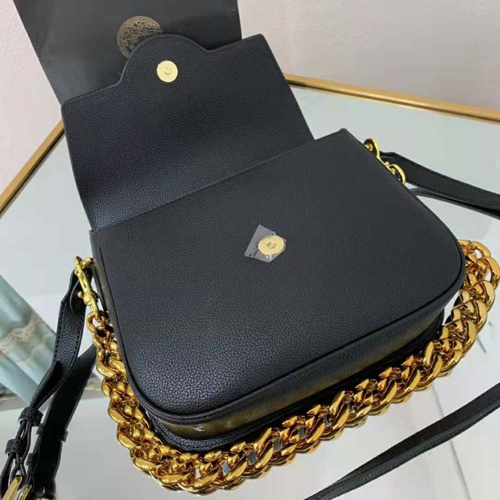 Versace Women La Medusa Shoulder Bag-Black - image 7