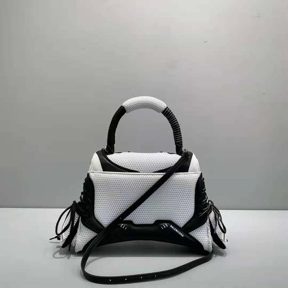 Balenciaga Women Sneakerhead Small Top Handle Bag in Black/White - image 4