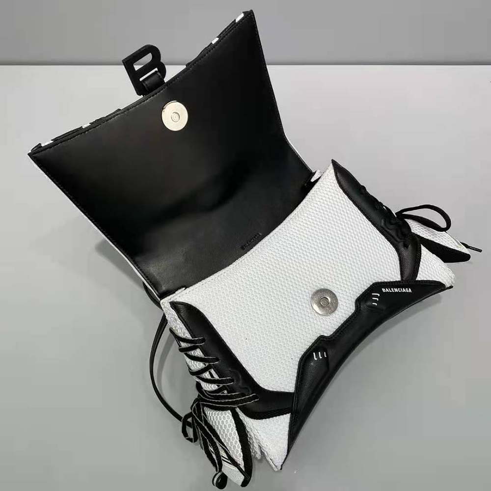 Balenciaga Women Sneakerhead Small Top Handle Bag in Black/White - image 5