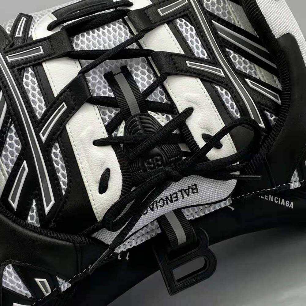 Balenciaga Women Sneakerhead Small Top Handle Bag in Black/White - image 9