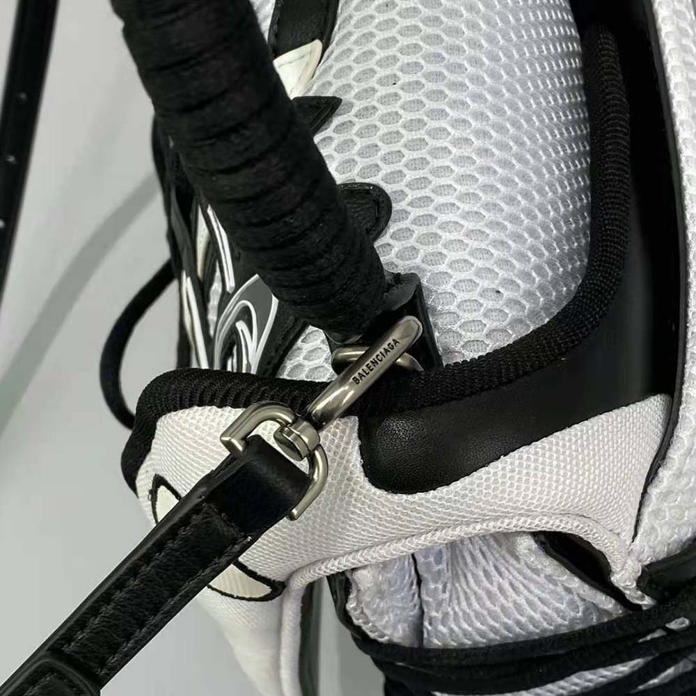 Balenciaga Women Sneakerhead Small Top Handle Bag in Black/White - image 8