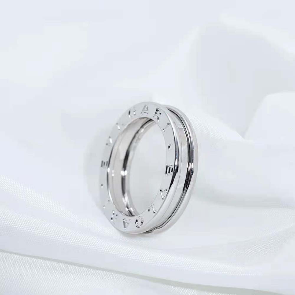 Bvlgari Women B.Zero1 One-Band Ring in 18 KT White Gold - image 4