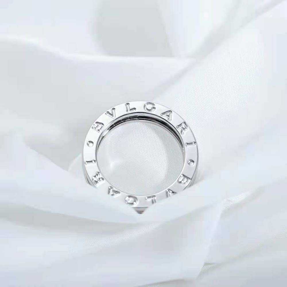 Bvlgari Women B.Zero1 One-Band Ring in 18 KT White Gold - image 8