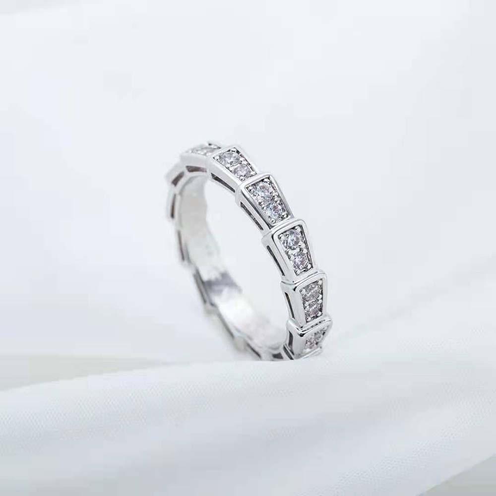 Bvlgari Women Precious Beauty of the Scales Serpenti Viper Ring - image 6