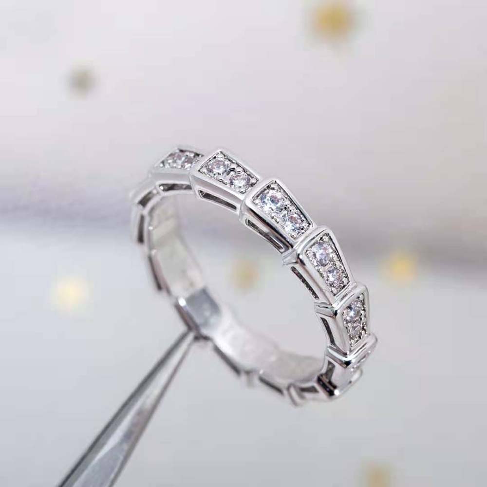 Bvlgari Women Precious Beauty of the Scales Serpenti Viper Ring - image 8
