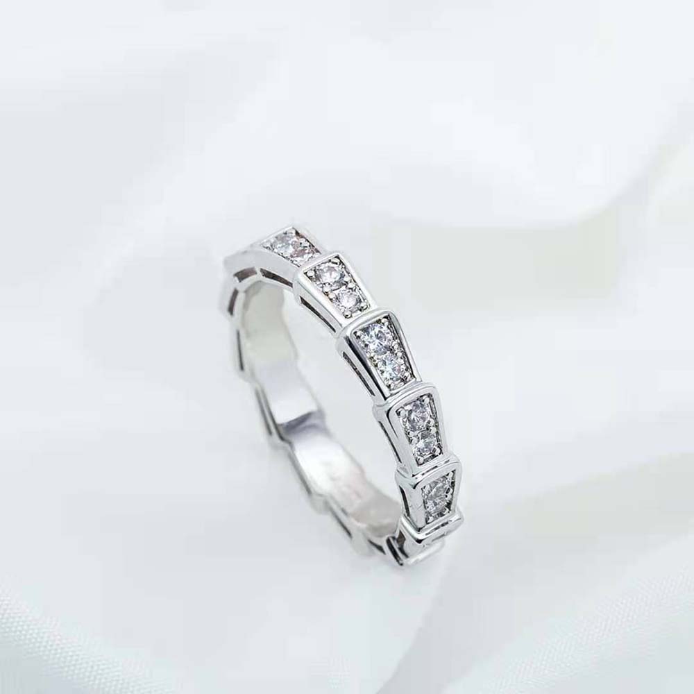 Bvlgari Women Precious Beauty of the Scales Serpenti Viper Ring - image 4