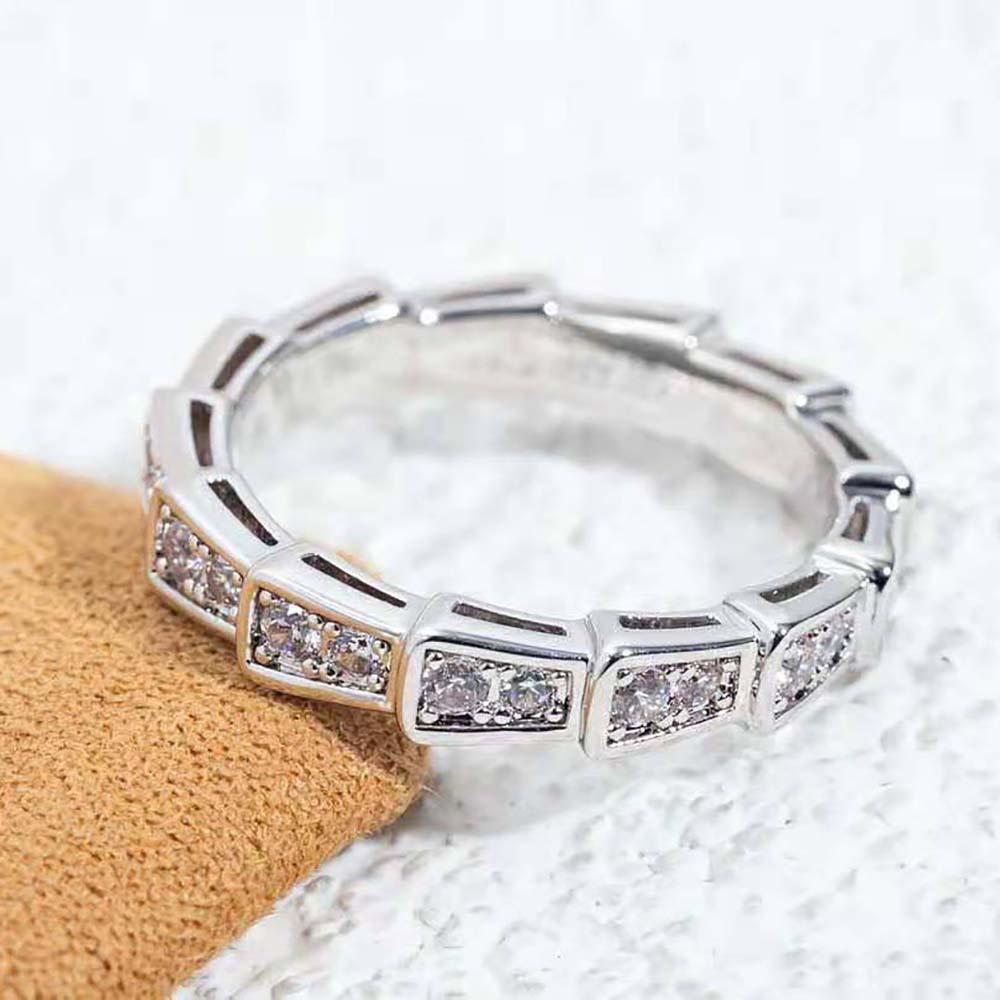 Bvlgari Women Precious Beauty of the Scales Serpenti Viper Ring - image 9