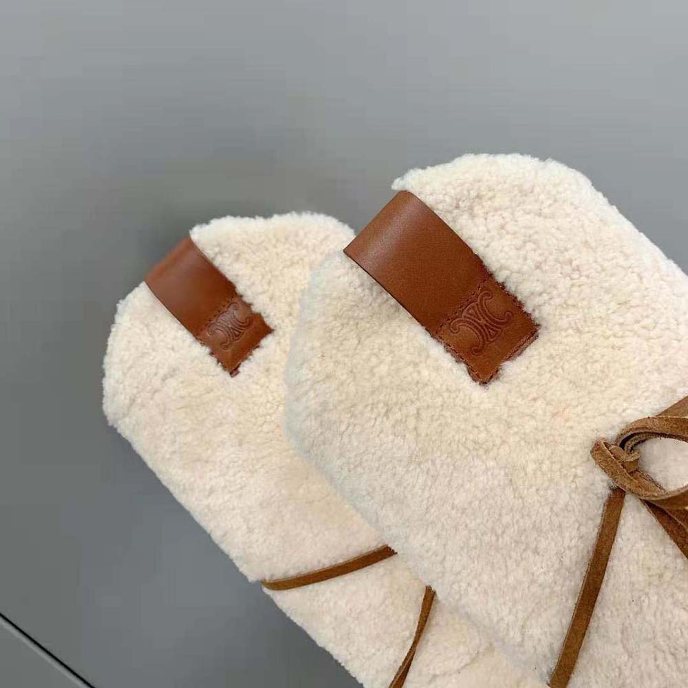 Celine Women Fur Laced-up Fur Boot in Shearling - image 10
