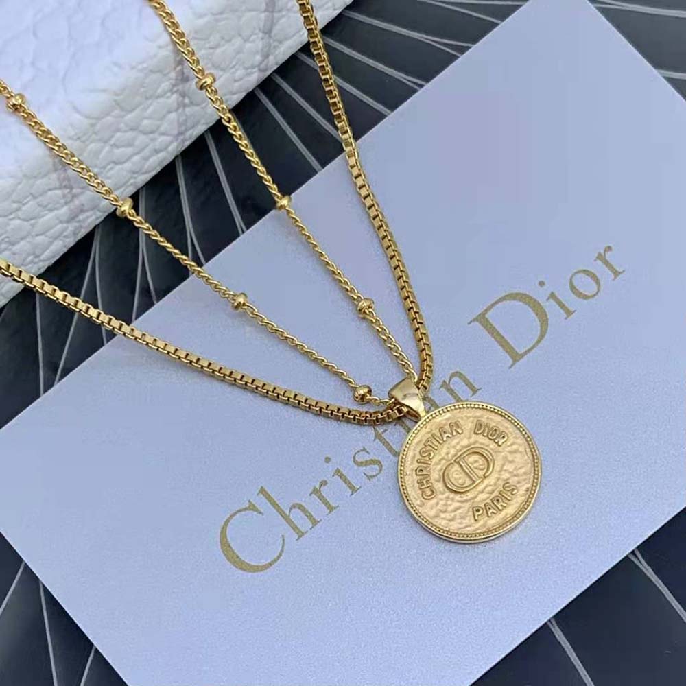 Dior Women 30 Montaigne Necklace Gold-Finish Metal - image 4