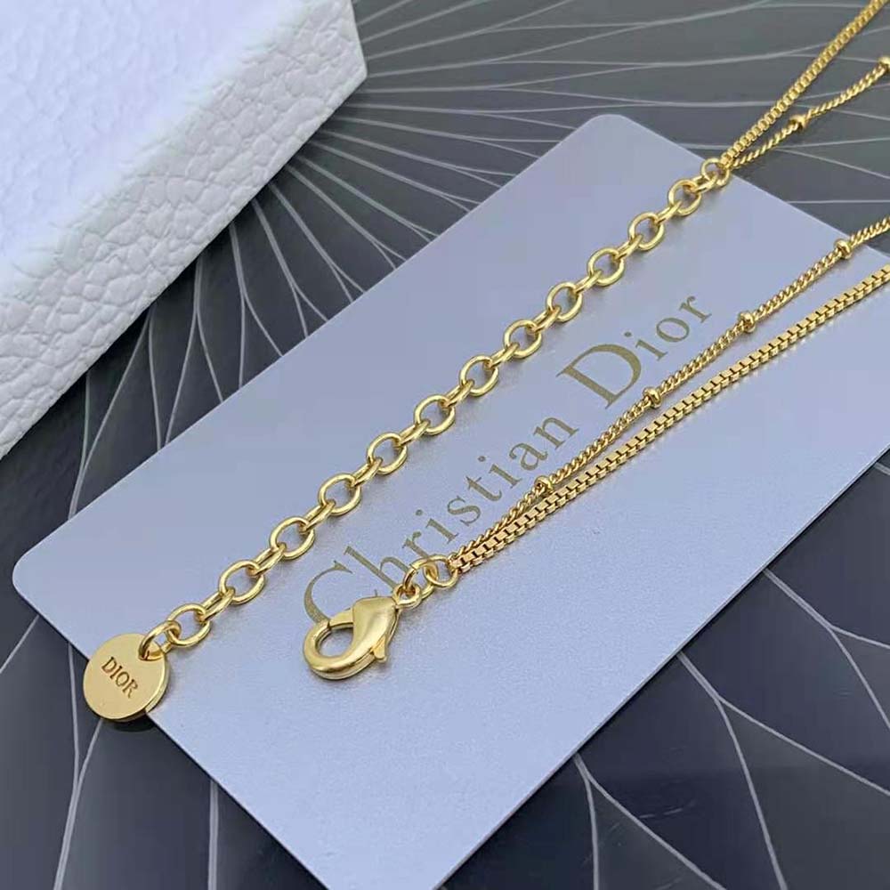 Dior Women 30 Montaigne Necklace Gold-Finish Metal - image 5