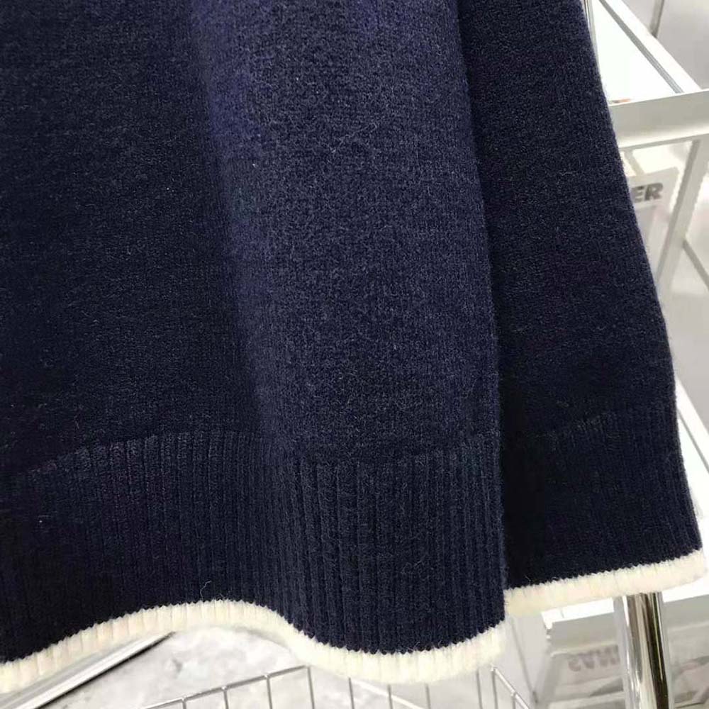 Dior Women Christian Dior Atelier Sweater Blue Wool Jersey - image 6