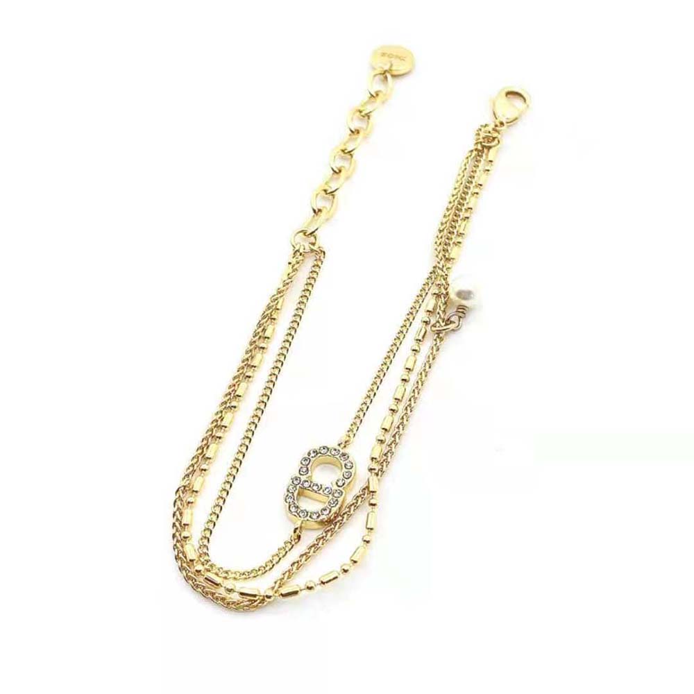 Dior Women Clair D Lune Bracelet sparkling details on wrist