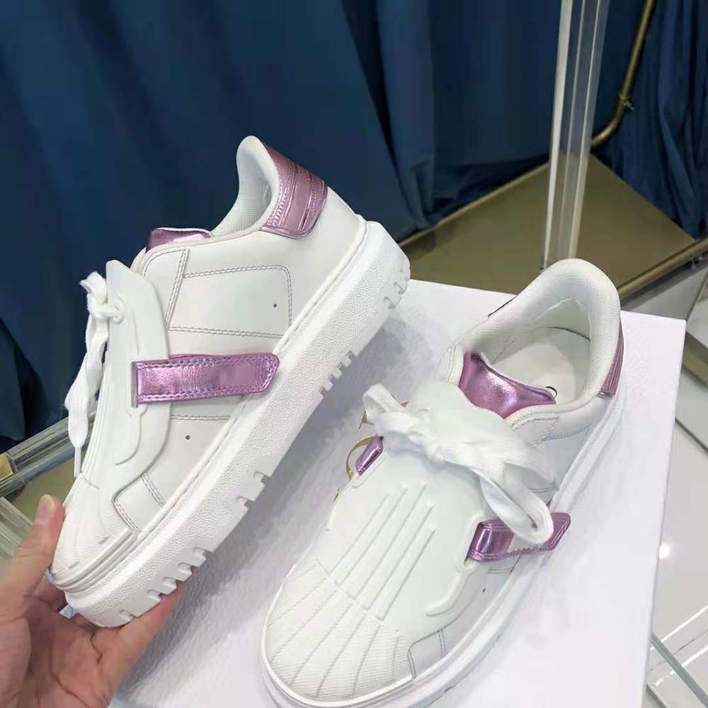 Dior Women Dior-id Sneaker White and Metallic Pink Calfskin - image 6