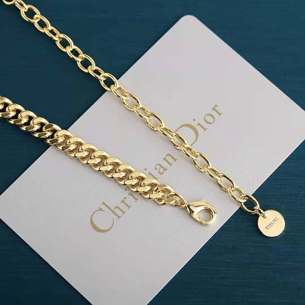 Dior Women Dio(r)evolution Choker Gold-Finish Metal and White Crystals - image 7