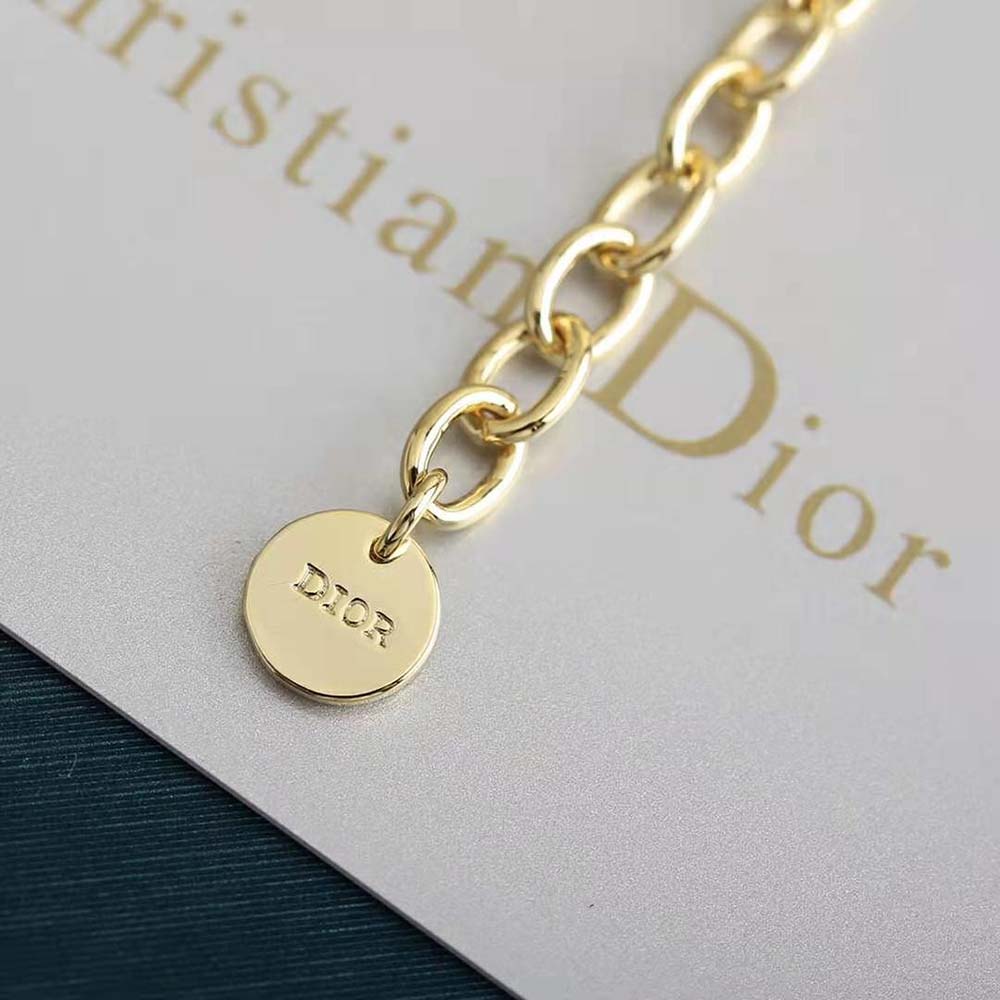 Dior Women Dio(r)evolution Choker Gold-Finish Metal and White Crystals - image 8