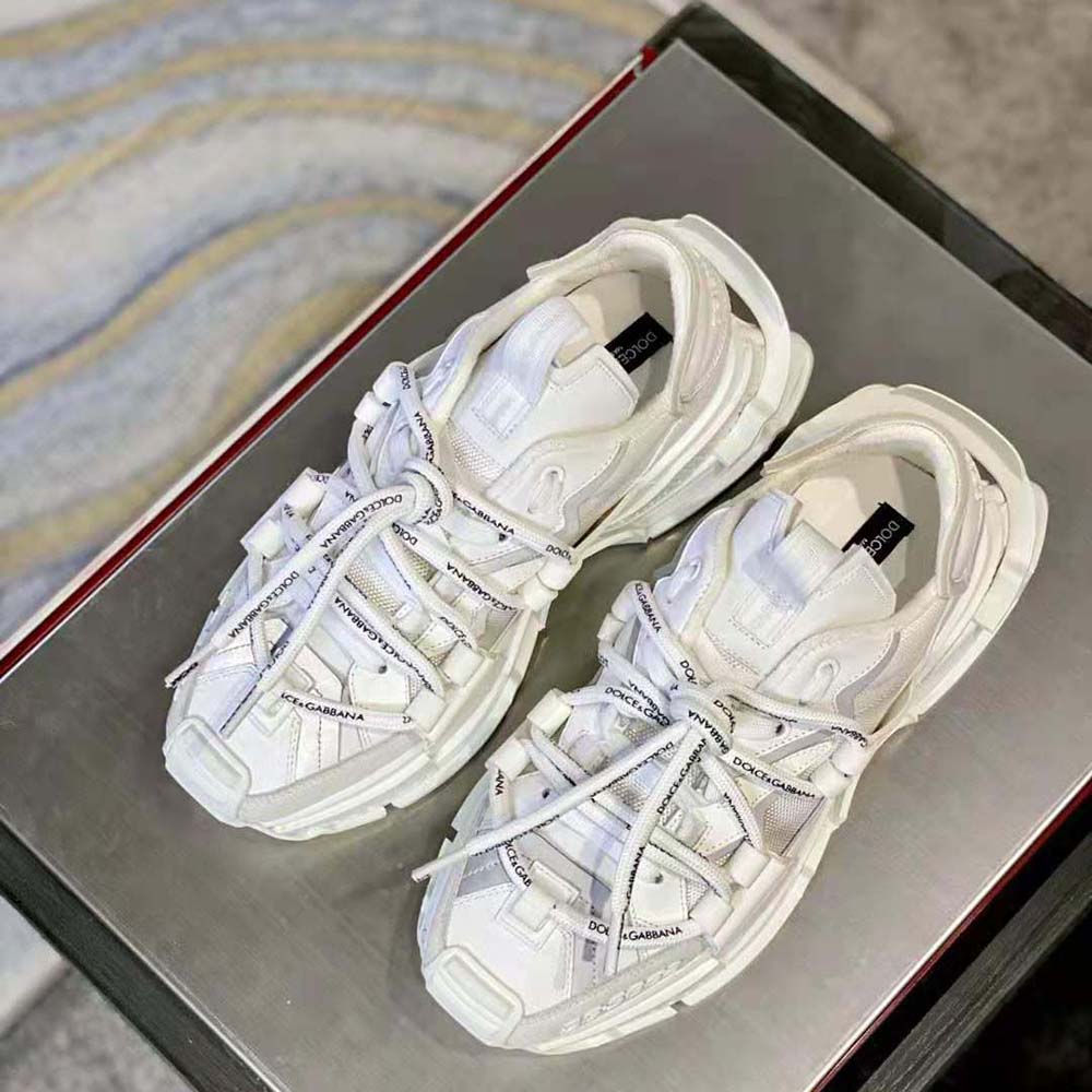 Sole view showing chunky design of Dolce Gabbana D&G Unisex Space Sneakers