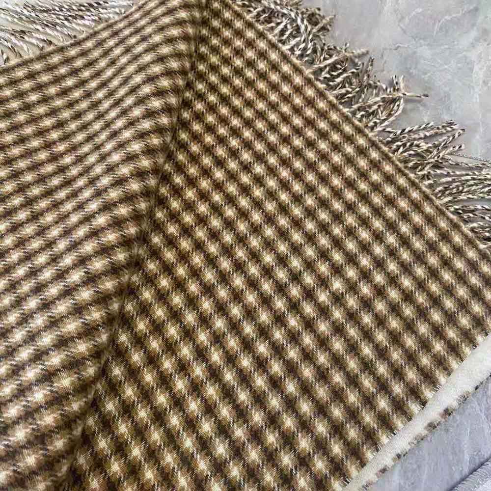 Fendi Women Cream Wool and Cashmere Poncho with Hood - image 6