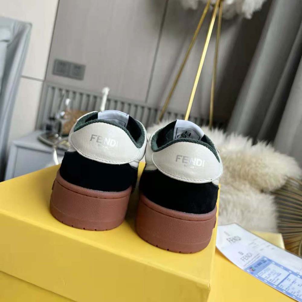 Fendi Unisex Match Low Tops in Black Suede - image 5