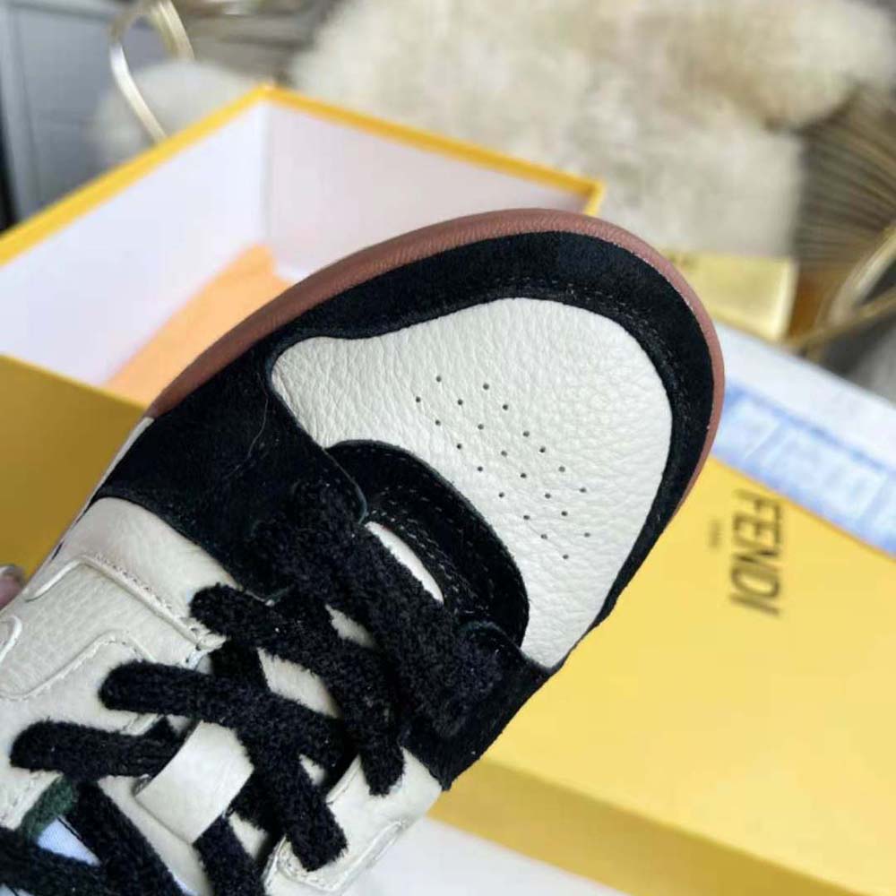 Fendi Unisex Match Low Tops in Black Suede - image 7