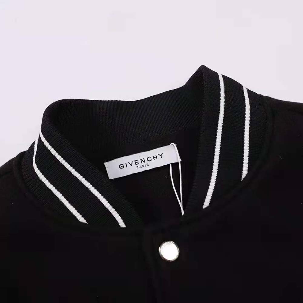 Givenchy Women Bomber in Wool and Leather - image 5