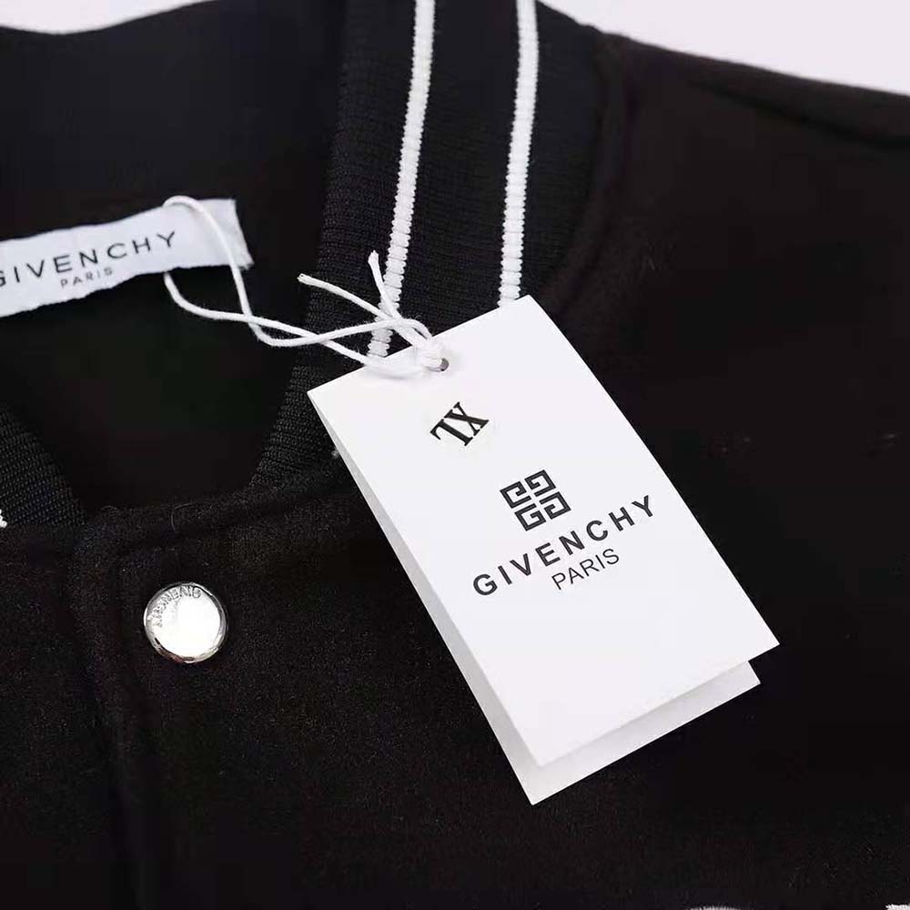 Givenchy Women Bomber in Wool and Leather - image 6