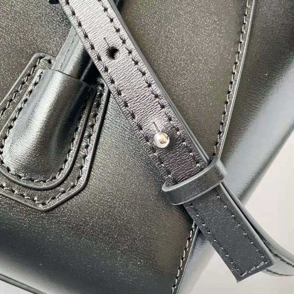 Givenchy Women Mini Antigona Lock Bag in Box Leather-Black - image 9