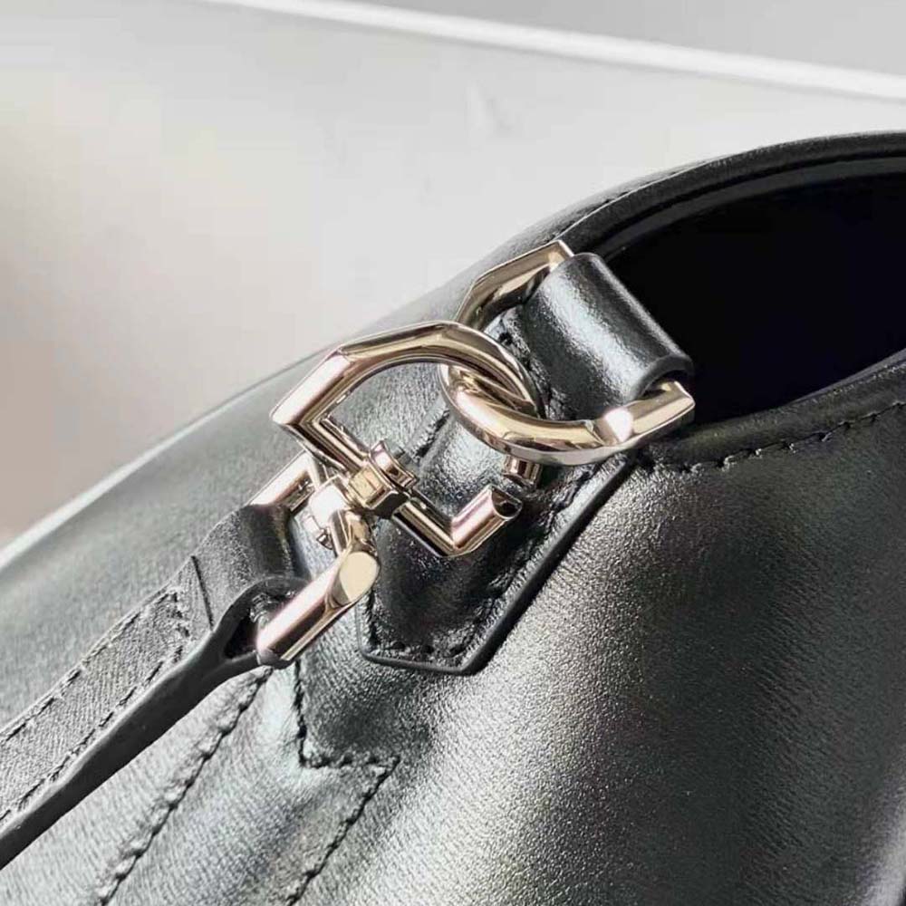 Givenchy Women Mini Antigona Lock Bag in Box Leather-Black - image 8