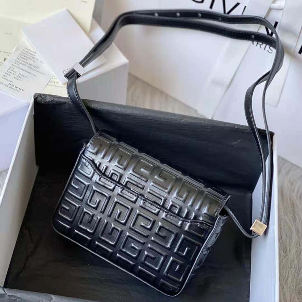 Side angle showing adjustable strap of Givenchy Women Small 4g Bag