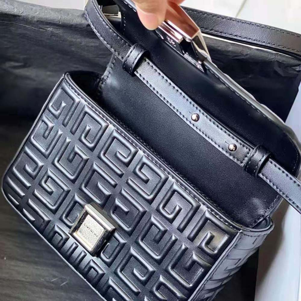 Givenchy Women Small 4g Bag in 4g Patent Leather-Black - image 6