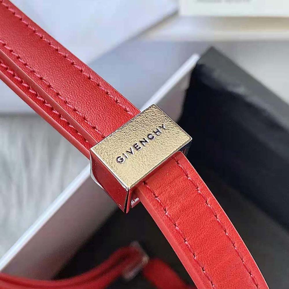 Givenchy Women Small 4g Bag in Box Leather-Red - image 9