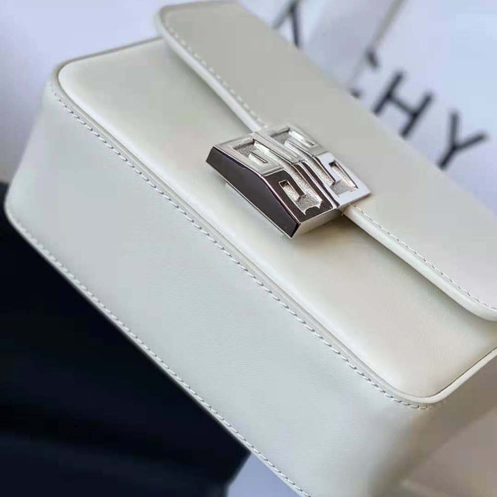 Givenchy Women Small 4g Bag in Box Leather-White - image 6
