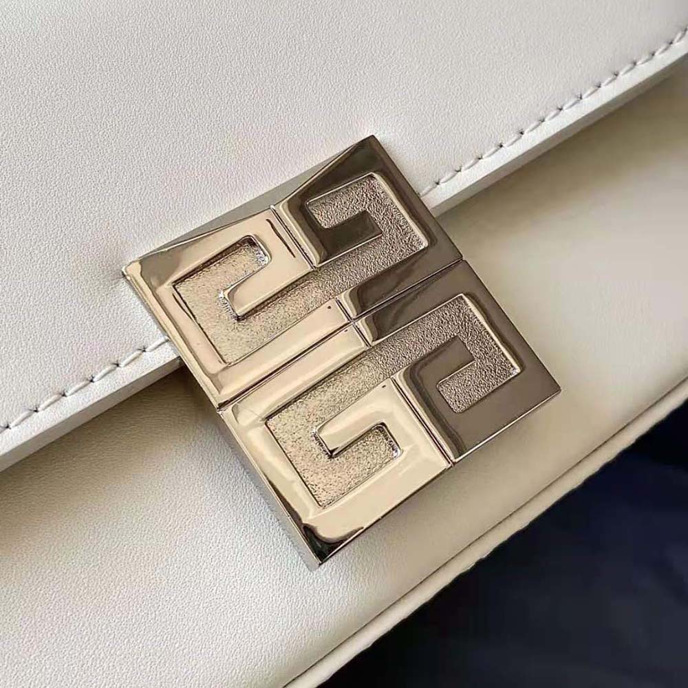 Givenchy Women Small 4g Bag in Box Leather-White - image 9