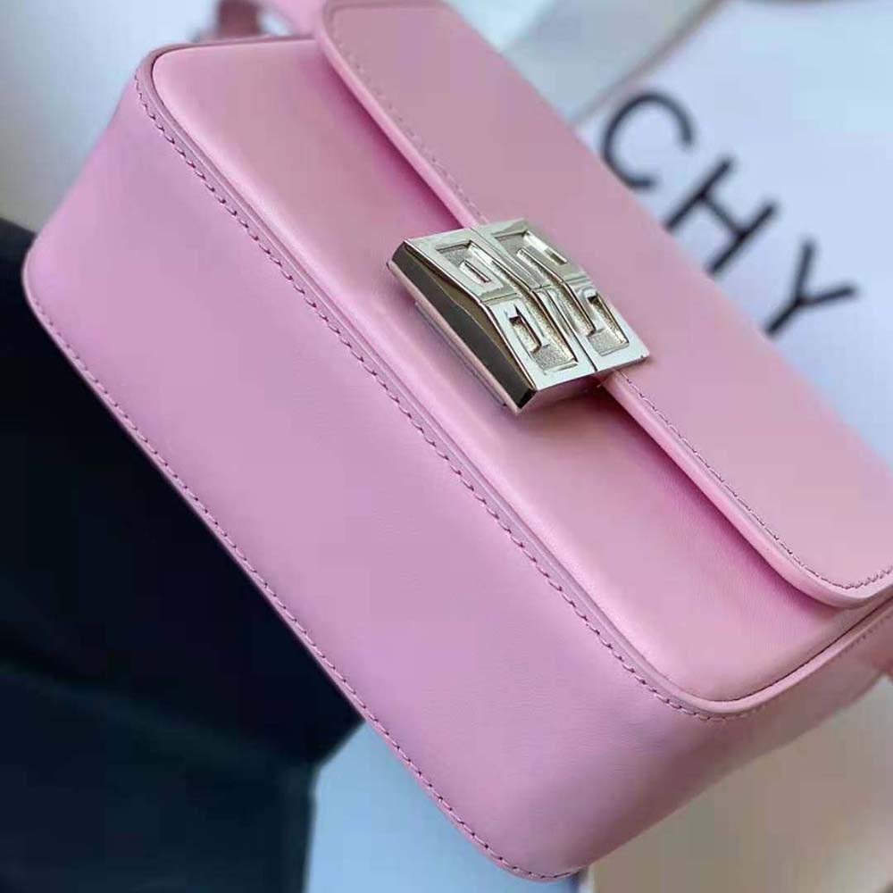 Givenchy Women Small 4g Bag in Box Leather-Pink - image 5