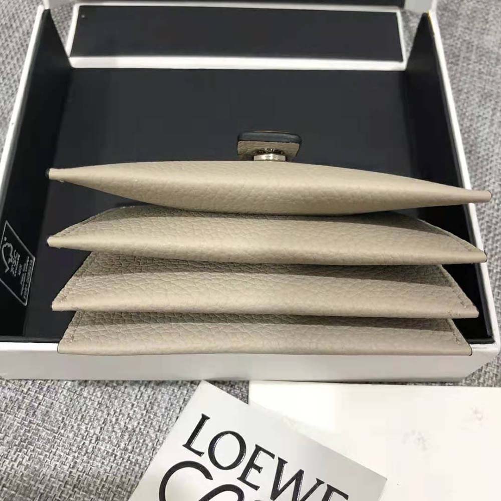 Loewe Women Accordion Cardholder in Soft Grained Calfskin-White - image 7