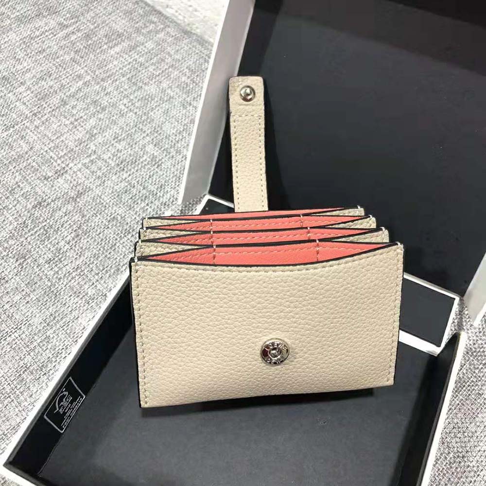 Loewe Women Accordion Cardholder in Soft Grained Calfskin-White - image 8