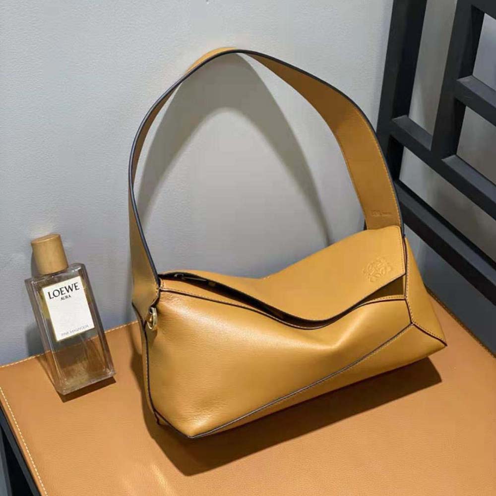 Loewe Women Puzzle Hobo Bag in Nappa Calfskin-Brown - image 4