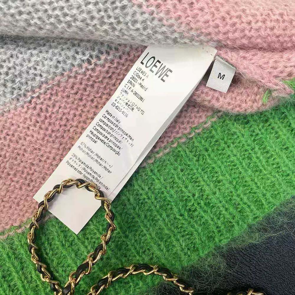 Loewe Women Stripe Cardigan in Mohair - image 10