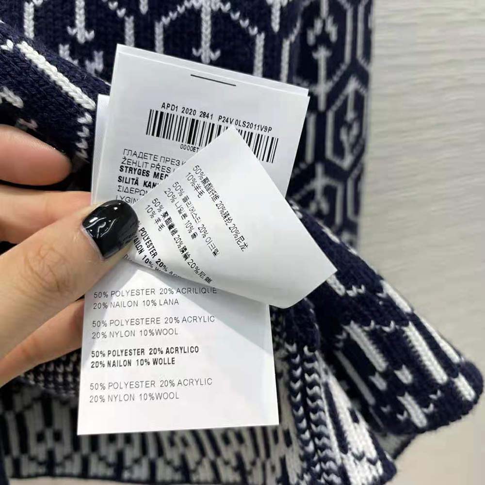 Prada Women Jacquard Shetland Wool Cardigan - image 10